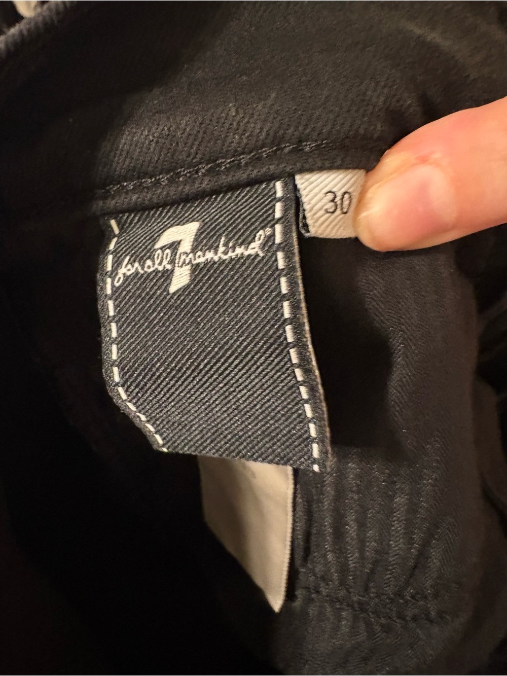 7 For All Mankind Dojo Jeans NWT Dark Wash Flare Leg Stretch Designer Denim - Picture 6 of 7